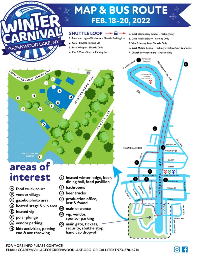 Winter Carnival Map